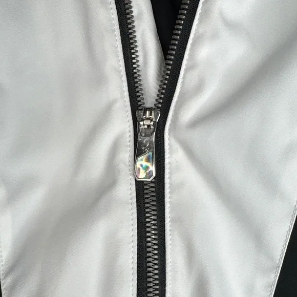 SPYDER Lola Ski Snowboarding Jacket Black & White with Colorful Accents - kid 12 - Picture 11 of 16